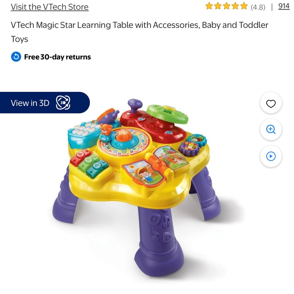 V Tech Magic Star learning table
